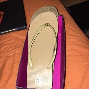 Tory Burch thin wedge flip flops